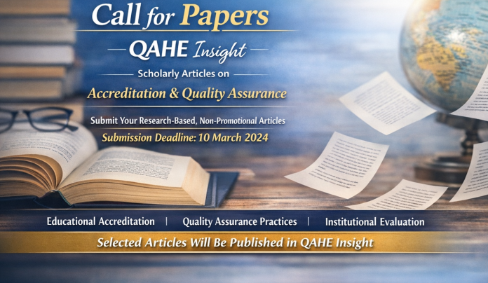 QAHE Insight call for papers